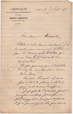 Bourgeat, Fernand - Set of 4 Autograph Letters Signed