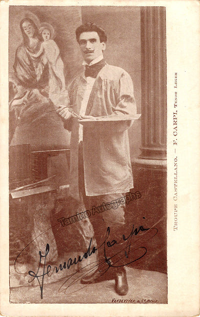 Carpi, Fernando - Signed Photograph in Tosca