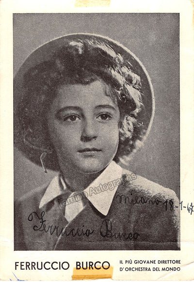 Burco, Ferruccio - Signed Photograph