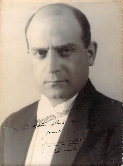 Calusio, Ferruccio - Signed Photograph 1933