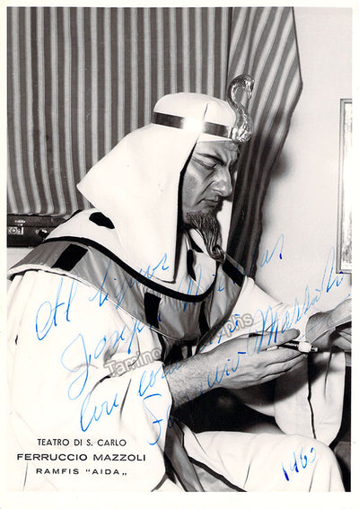 MAZZOLI, Ferruccio (Various Autographs)