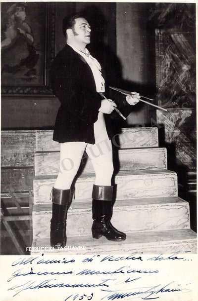 Tagliavini, Ferruccio - Signed Photograph in Tosca