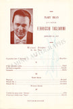 Tagliavini, Ferruccio - Signed Program New York 1951