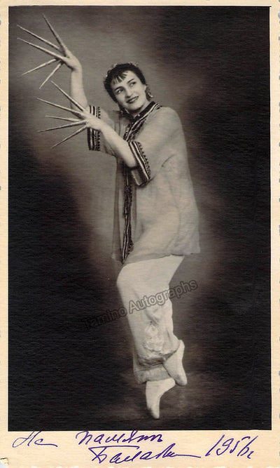 Balabina, Feya - Signed Photograph 1956
