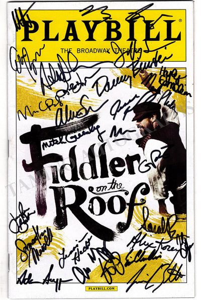 Fiddler on the Roof - Signed Broadway Musical Playbill