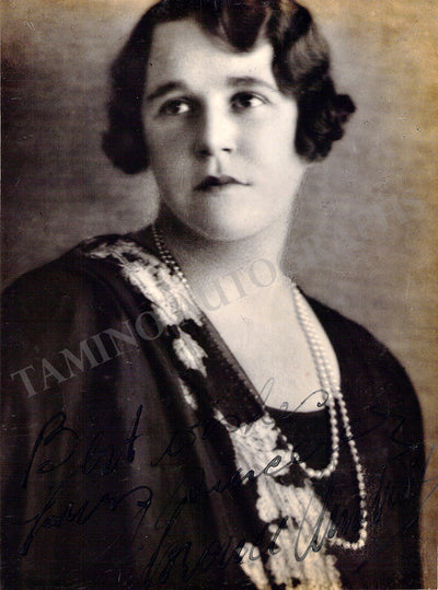 Austral, Florence - Signed Photograph