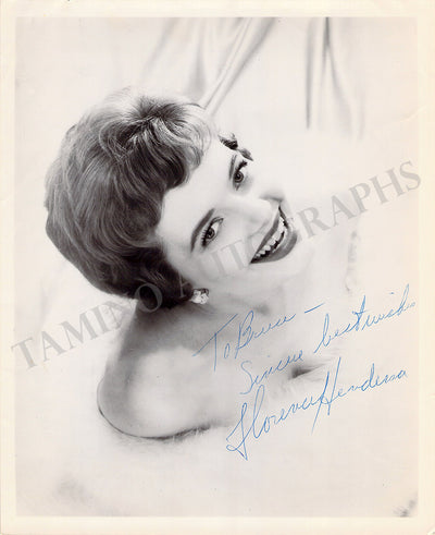 Henderson, Florence - Signed Photograph