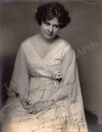 MacBeth, Florence - Signed Photograph 1917