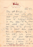 Reed, Florence - Autograph Letter Signed 1922