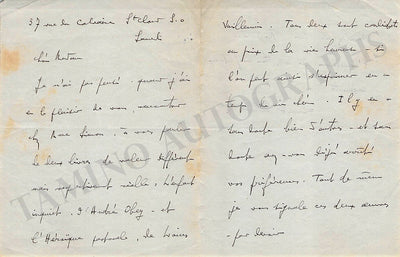 Schmitt, Florent - Autograph Letter Signed