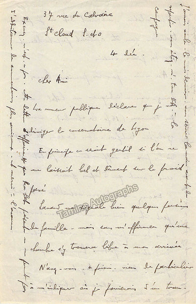Autograph Letter Signed (III)