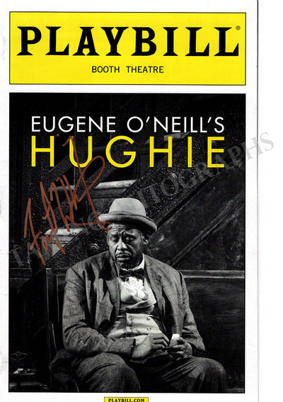 Whitaker, Forest - Signed Playbill "Hughie" Broadway