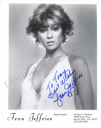 Jeffries, Fran - Signed Photograph