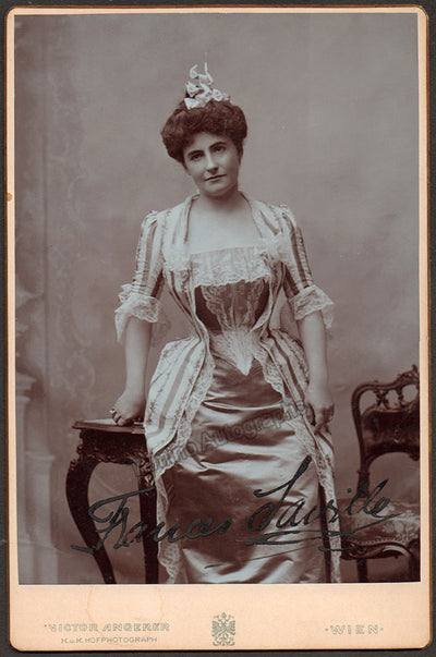 Saville, Frances - Signed Cabinet Photo
