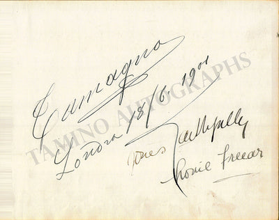 Tamagno, Francesco - Signed Album Page 1901
