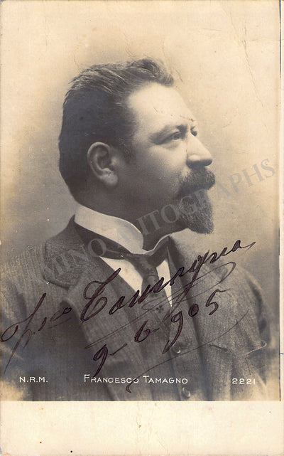 Tamagno, Francesco - Signed Photo 1905