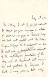 Hueffer, Francis - Autograph Letter Signed 1874