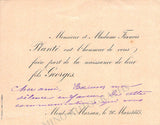 Plante, Francis - Set of 2 Autograph Letters Signed 1885 & 1928