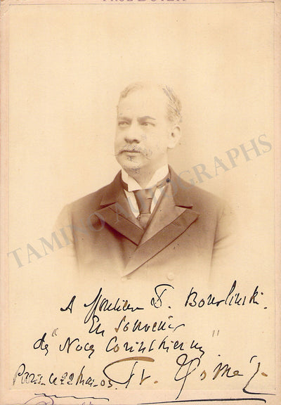 Thomé, Francis - Signed Photograph 1905