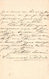 D'Andrade, Francesco - Autograph Letter Signed