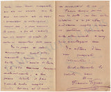 Viñas, Francisco - Set of 2 Autograph Letters Signed