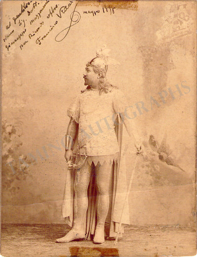 Viñas, Francisco - Signed Photograph 1898