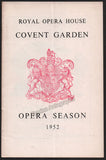 Capuana, Franco - Walters, Jess - Signed Program La Boheme 1952 ROH