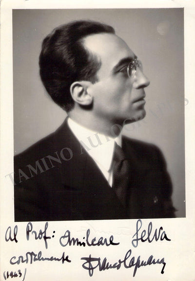 Capuana, Franco - Signed Photograph 1943