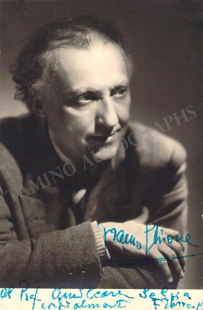 Ghione, Franco - Signed Photograph 1954