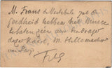 Gevaert, Francois-Auguste - Autograph Note Signed