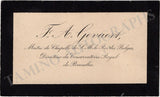 Gevaert, Francois-Auguste - Autograph Note Signed
