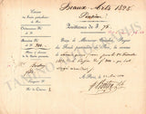 Berton, Francois - Set of 2 Signed Documents