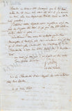 Sudre, Francois - Set of 2 Autograph Letters Signed