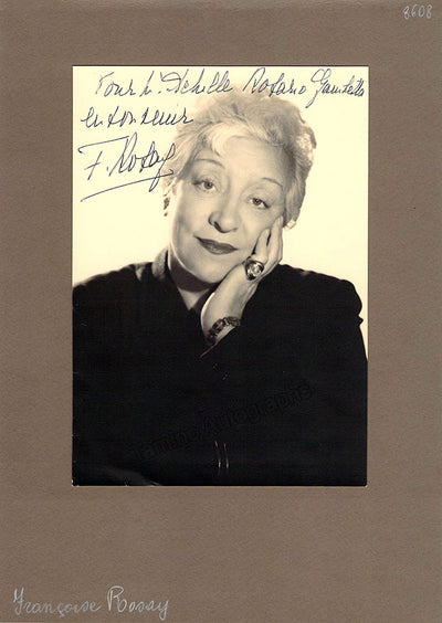 Rosay, Francoise - Signed Photograph