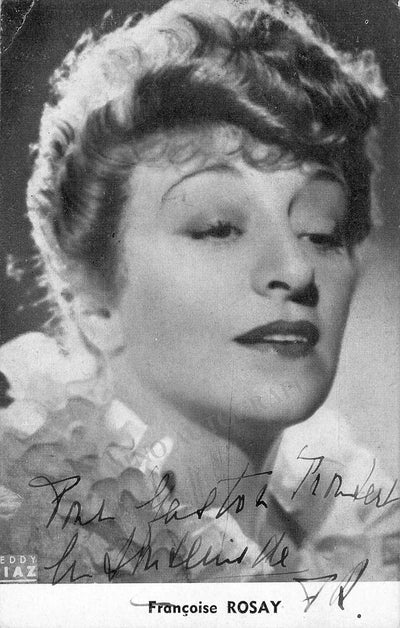 Rosay, Francoise - Signed Photograph