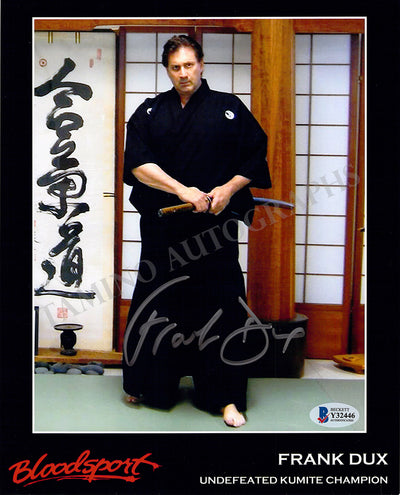 Dux, Frank - Signed Photograph in "Bloodsport"