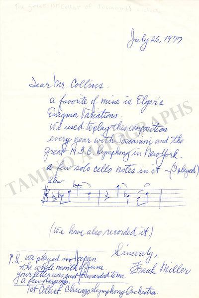 Miller, Frank - Autograph Letter Signed 1977