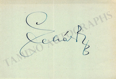 Lehar, Franz - Signed Album Page