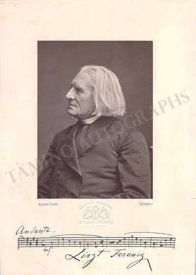 Liszt, Franz - Unsigned Vintage Print