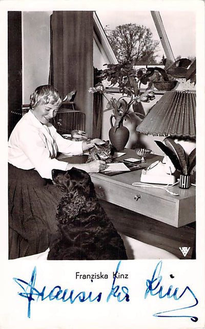 Kinz, Franziska - Signed Photograph
