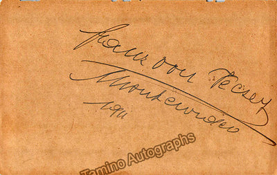 Vecsey, Franz von - Signed Album Page 1911
