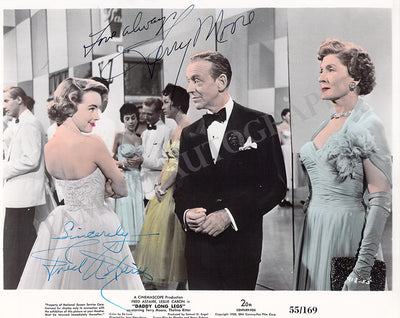 Astaire, Fred - Moore, Terri - Signed Photograph in "Daddy Long Legs"