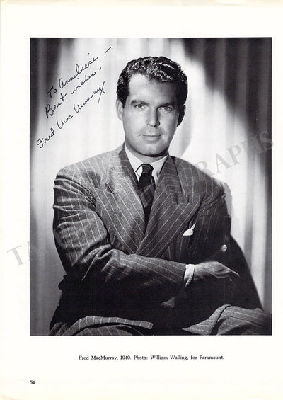 MacMurray, Fred - Signed Photograph