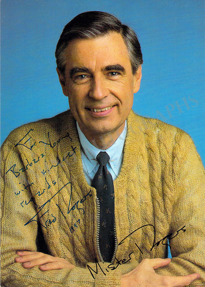 Rogers, Fred - Signed Photograph 1997