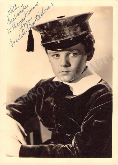 Bartholomew, Freddie - Signed Photograph