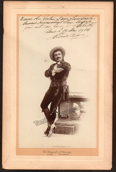Boyer, Frederic - Signed Photograph in Carmen 1914