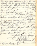 Crouch, Frederick - Autograph Letter Signed 1882