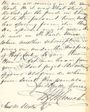 Crouch, Frederick - Autograph Letter Signed 1882