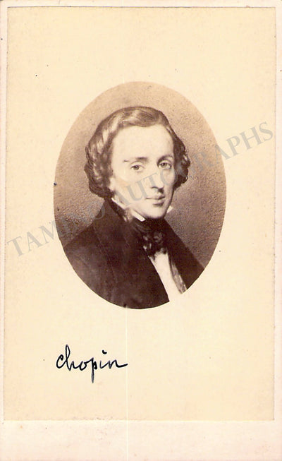 Chopin, Frederic - Vintage CDV Photo