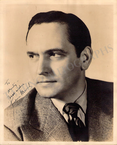 March, Fredric - Signed Photograph